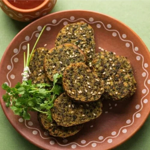 Kothimbir Vadi Recipe