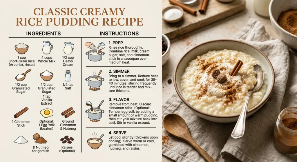 rice pudding recipe